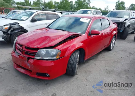 2013 Dodge Avenger Sxt из США, поврежденный, VIN 1C3CDZCB1DN541753
